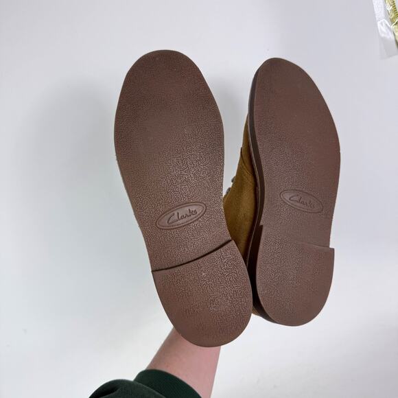 Clarks Bushacre 2 Chukka Boot Men\'s 9 Brown Lace-Up Round Toe Block Heel Casual main image 7